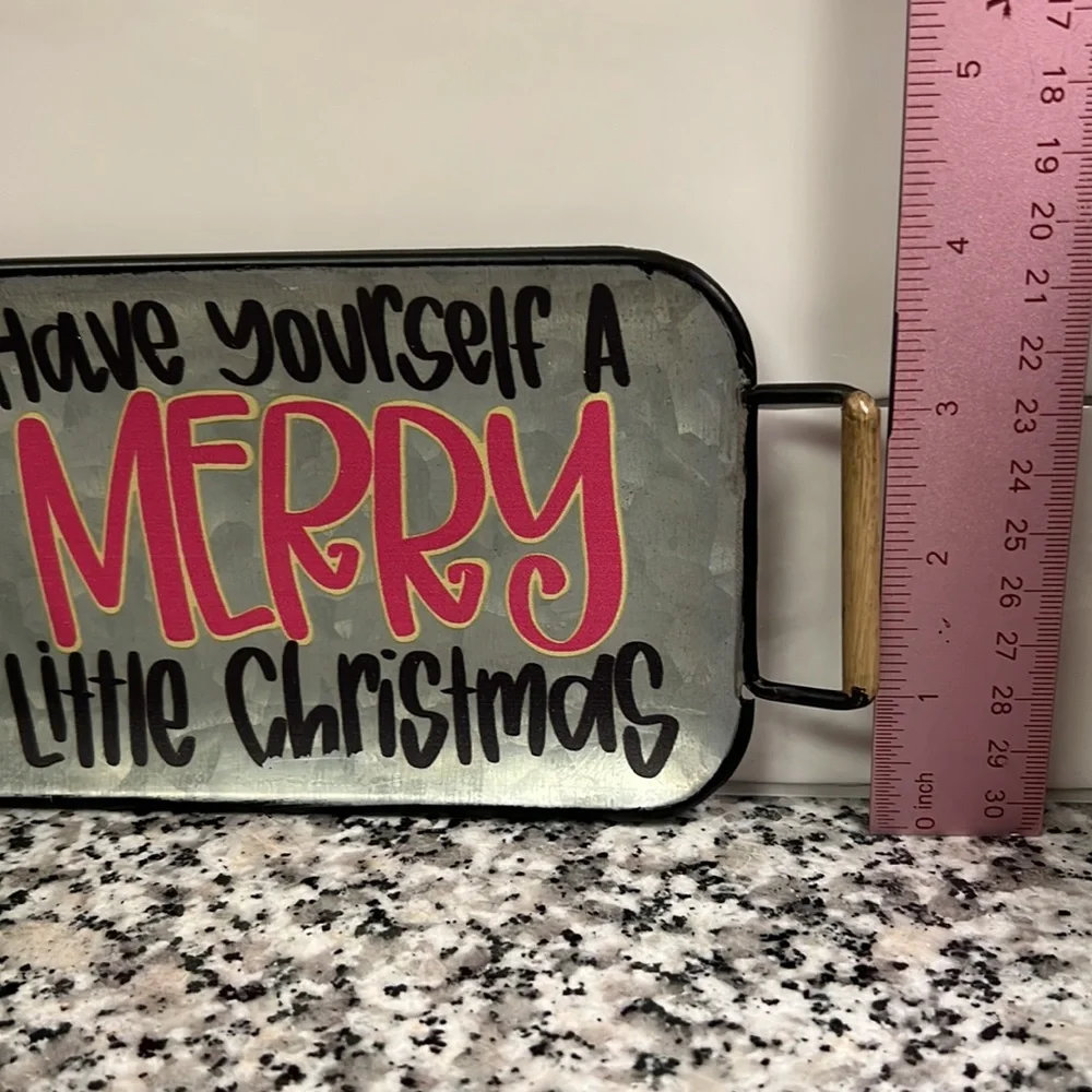 Mini Tin Christmas Tray